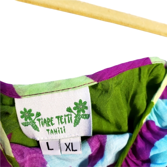 Tropical coldshoulder tunic dress - Picture 4 of 4